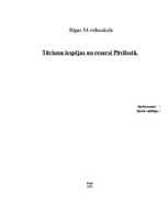 Referāts 'Tūrisma iespējas Pāvilostā', 1.