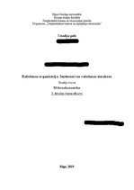 Konspekts 'Ražošanas organizācija. Ieņēmumi un ražošanas izmaksas', 1.