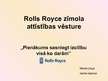 Prezentācija 'Rolls Royce zīmola attīstības vēsture', 1.