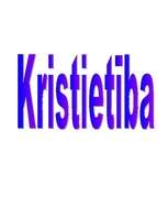 Referāts 'Kristietība', 1.