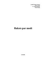 Konspekts 'Mode', 1.