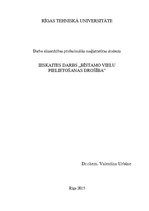 Referāts 'Bīstamo vielu pielietošanas drošība', 1.