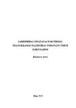 Diplomdarbs 'Sabiedrības zināšanas par pirmās neatliekamās palīdzības sniegšanu ūdenī slīkuša', 1.