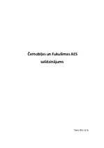 Referāts 'Černobiļas un Fukušimas atomelektrostaciju salīdzinājums', 1.