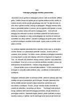 Eseja 'Veiksmīgas pedagoģijas darbības pamatvērtības', 1.