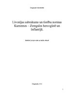 Referāts 'Livonijas sabrukums un tiesību normas Kurzemes - Zemgales hercogistē un Inflanti', 1.