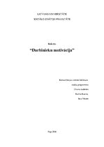 Referāts 'Darbinieku motivācija', 1.