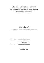 Prakses atskaite 'Kvalifikācijas atskaite grāmatvedībā un nodokļos', 1.