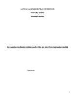 Konspekts 'Lauksaimnieciskās ražošanas būtība un tās vieta tautsaimniecībā', 1.