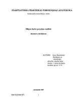 Referāts 'Projekta pieteikums', 1.