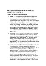 Konspekts 'Kultūras vēsture', 2.