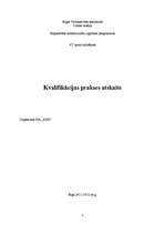 Prakses atskaite 'Prakses atskaite grāmatvedībā', 1.