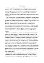 Eseja 'Pearl Harbour', 1.