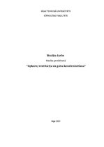 Paraugs 'Studiju darbs ventilācijā un kondicionēšanā', 1.