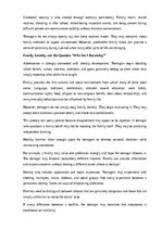 Eseja 'The importance of family in a teenager’s life', 3.