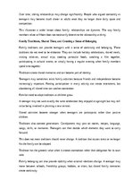 Eseja 'The importance of family in a teenager’s life', 9.