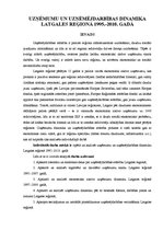 Referāts 'Uzņēmējdarbības attīstība Latgalē', 1.