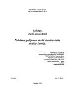 Referāts 'Nelaimes gadījumos darbā cietušo skaita analīze Latvijā', 1.