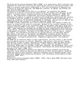 Eseja 'Purpose and Background of FASB', 1.