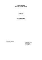 Referāts 'Terorisms', 1.