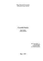 Referāts 'Centrāla banka', 1.