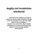 Referāts 'Elizabete I', 6.