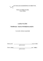 Referāts 'Konditorejas tehnoloģiskais projekts', 1.