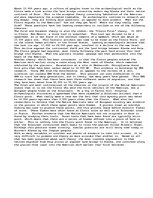 Eseja 'The Origin of the Clovis', 1.