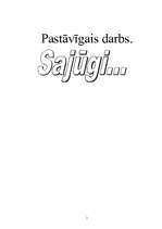 Konspekts 'Sajūgi', 1.