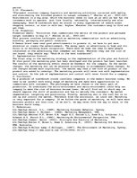 Eseja 'Marketing', 5.