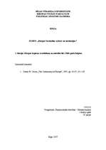 Eseja 'Eiropas Kopienas izveidošana un attīstība līdz 1960.gadu beigām', 1.