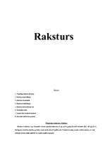 Referāts 'Raksturs', 1.