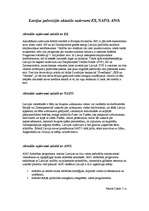 Eseja 'Latvijas pašreizējie aktuālie uzdevumi ES, NATO, ANO', 1.