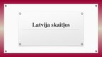 Prezentācija 'Latvija skaitļos', 1.