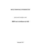 Referāts 'Hidroelektrostacijas un to ietekme uz vidi', 1.