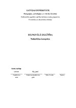 Konspekts 'Rotaļnodarbības konspekts bilingvālajā izglītībā', 1.