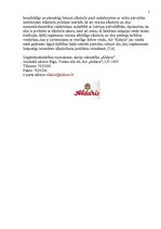 Referāts 'Uzņēmuma a/s "Aldaris" mārketinga vides un stratēģijas analīze un darbības plāno', 5.