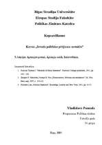 Eseja 'Aptaujas posmi. Aptauju veidi. Intervēšana', 1.