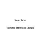 Referāts 'Tūrisma plānošana Liepājā', 1.