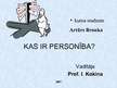 Prezentācija 'Kas ir personība?', 1.