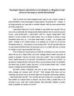 Eseja 'Gundegas rakstura pārveides procesa atklāsme A.Brigaderes lugā "Princese Gundega', 1.