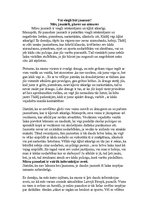 Eseja 'Vai viegli būt jaunam', 1.