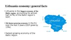 Prezentācija 'Economic Development of Lithuania - Macroeconomic Analysis', 2.