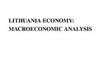 Prezentācija 'Economic Development of Lithuania - Macroeconomic Analysis', 14.