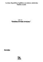 Referāts 'Globālas klimata izmaiņas. Kioto līgums', 1.