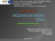 Referāts 'Mūzikas un modes stili', 36.