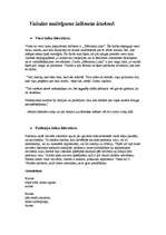 Eseja 'Valodas mainīgums laikmetu ietekmē', 1.