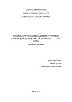 Referāts 'Kosmonautu un kosmosa izpētes attīstības atspoguļojums laikrakstā "Pionieris" 19', 1.