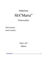 Biznesa plāns 'Ēdināšanas uzņēmuma biznesa plāns', 1.