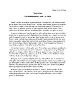 Eseja '"Pats galvenais spēks ir vārds." Jānis Peters', 1.